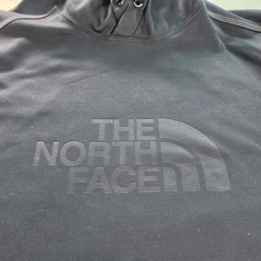 The North Face Mountain Athletics Mens Black Fleece Pullover Hoodie Training L